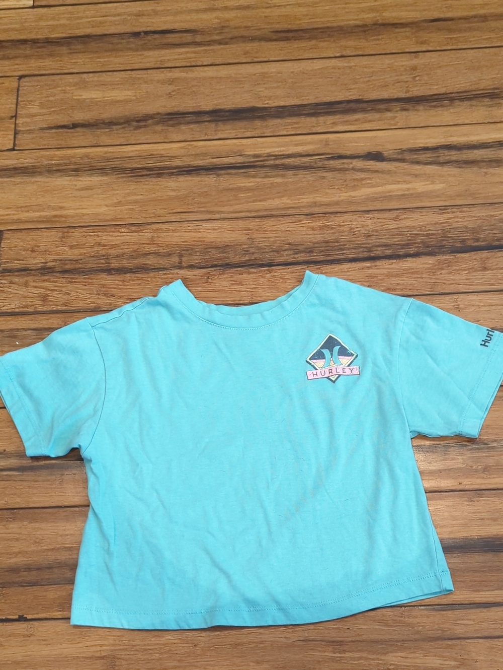 Hurley Kids Aqua Short-Sleeve Logo Tee